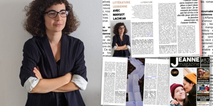 Margot Lachkar dans Jeanne Magazine Margot Lachkar