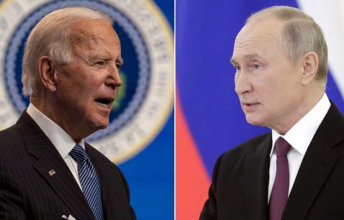 Joe Biden et Vladimir Poutine