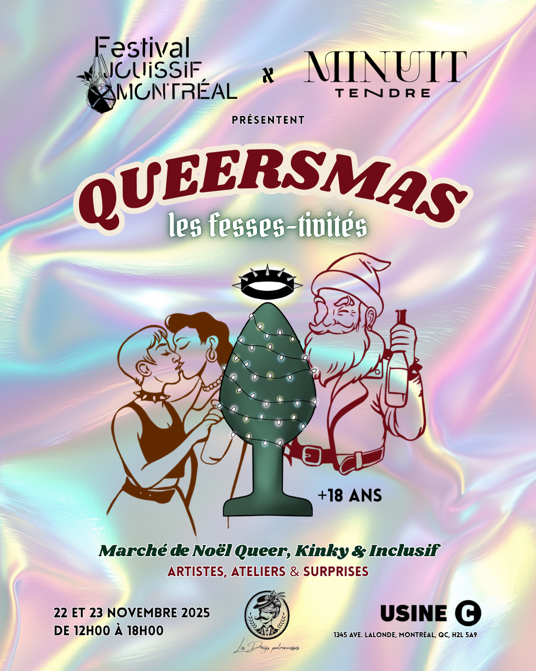 Affiche Queersmas 2025