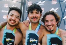 Troisième place pour le trio transmasculin à l’Ironman, devant plus de 200 équipes